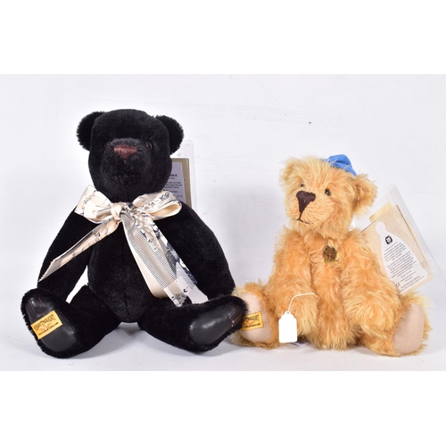 6 - TWO UNBOXED MERRYTHOUGHT LIMITED EDITION TEDDY BEARS, Glump No.ADA13G, golden plush mohair,  limited... 