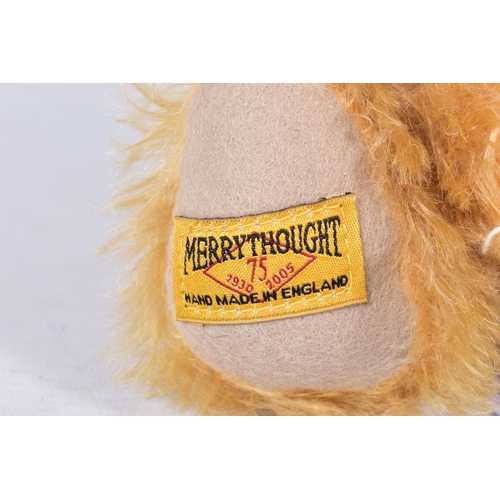 6 - TWO UNBOXED MERRYTHOUGHT LIMITED EDITION TEDDY BEARS, Glump No.ADA13G, golden plush mohair,  limited... 