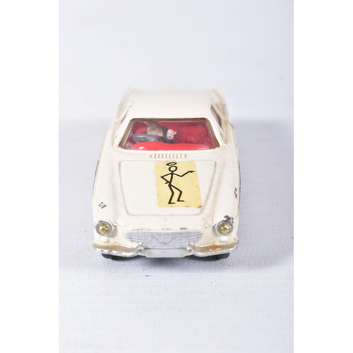 64 - A BOXED CORGI TOYS   THE SAINT'S   VOLVO P.1800, No.258, white body with black 'Saint' logo transfer... 