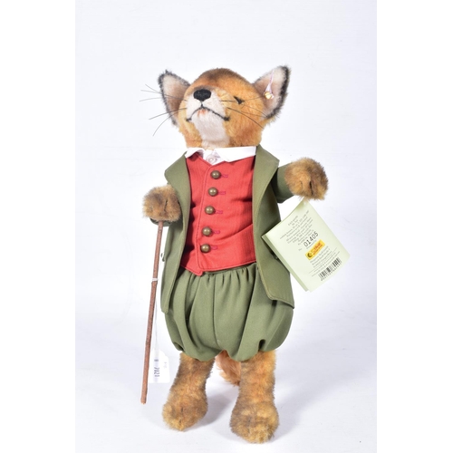 8 - AN UNBOXED STEIFF LIMITED EDITION BEATRIX POTTER MR TOD FIGURE, No.EAN662492, limited edition No.140... 