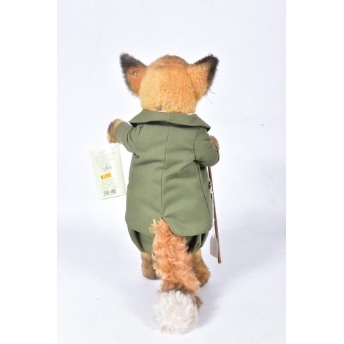 8 - AN UNBOXED STEIFF LIMITED EDITION BEATRIX POTTER MR TOD FIGURE, No.EAN662492, limited edition No.140... 