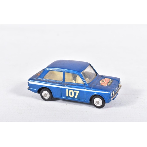 66 - A BOXED CORGI TOYS HILLMAN IMP 1966 MONTE-CARLO RALLY, No.328, metallic blue livery, RN107, very lig... 