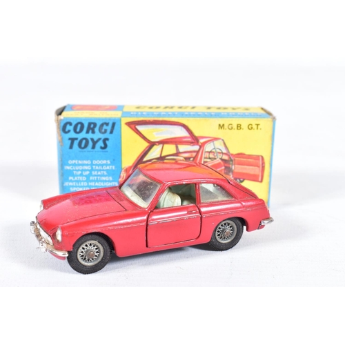 75 - THREE BOXED CORGI TOYS CARS, Bentley Continental Sports Saloon, No.224, cream over green complete wi... 