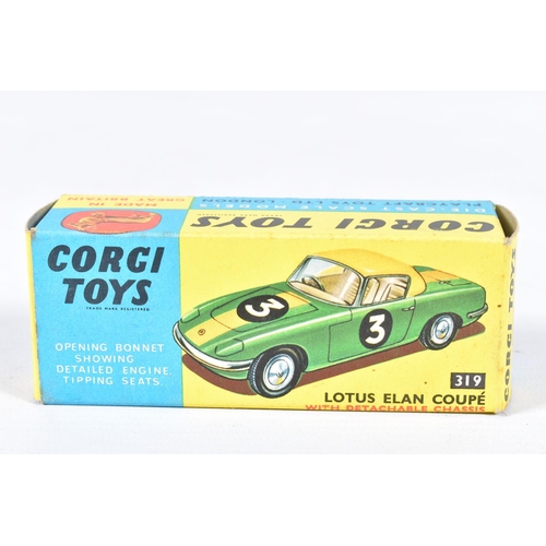 75 - THREE BOXED CORGI TOYS CARS, Bentley Continental Sports Saloon, No.224, cream over green complete wi... 