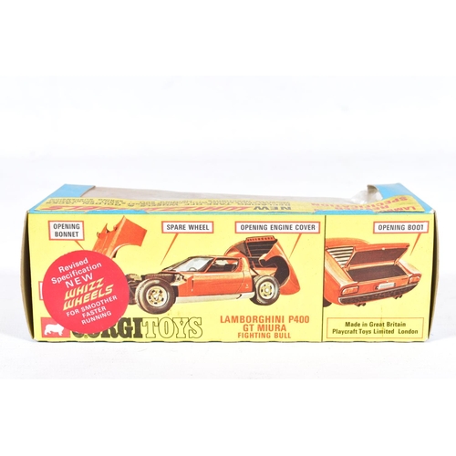 77 - TWO BOXED CORGI TOYS CARS, Ghia 5000 Manjista with De Tomaso chassis, No.271, blue and white version... 