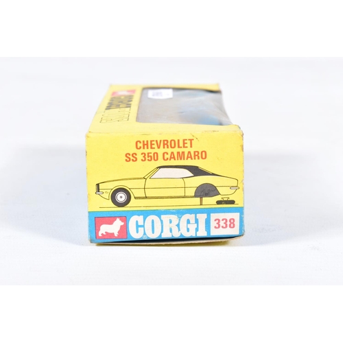 80 - FOUR BOXED CORGI TOYS AMERICAN CAR MODELS, Golden Jacks wheels Oldsmobile Tornado, No.276, metallic ... 