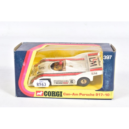 85 - FIVE BOXED CORGI TOYS CAR MODELS, Jaguar XJ12C, No.286, Citroen Dyane, No.287, metallic yellow, Fiat... 