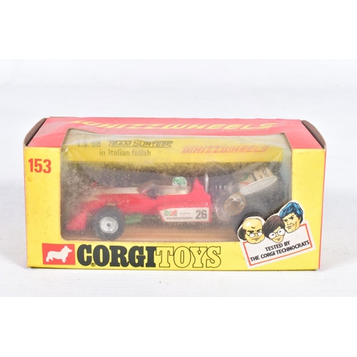 86 - A QUANTITY OF BOXED ASSORTED CORGI TOYS 1970'S FORMULA 1 RACING CARS, No's. 150 - 156, 158 - 161, wi... 