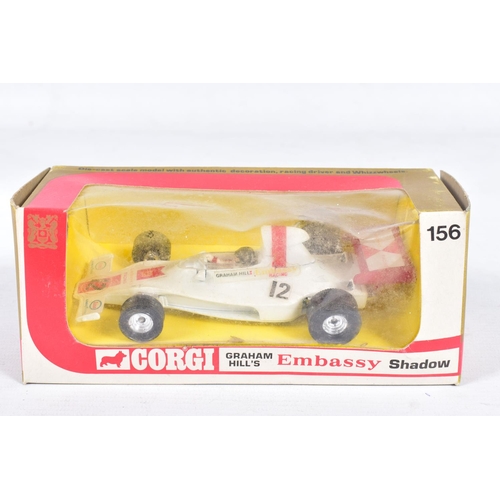 86 - A QUANTITY OF BOXED ASSORTED CORGI TOYS 1970'S FORMULA 1 RACING CARS, No's. 150 - 156, 158 - 161, wi... 