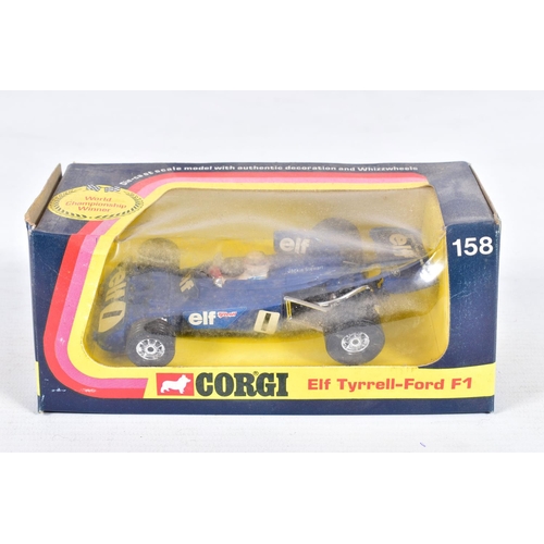 86 - A QUANTITY OF BOXED ASSORTED CORGI TOYS 1970'S FORMULA 1 RACING CARS, No's. 150 - 156, 158 - 161, wi... 