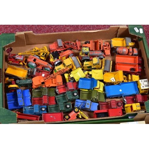 89 - A QUANTITY OF UNBOXED AND ASSORTED PLAYWORN DIECAST VEHICLES, majority are assorted lorry, truck and... 