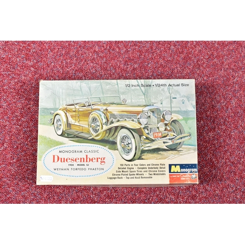 97 - A BOXED PART CONSTRUCTED AIRFIX 1930 BENTLEY 4.5 LITRE SUPERCHARCHED RACING CAR PLASTIC CONSTRUCTION... 