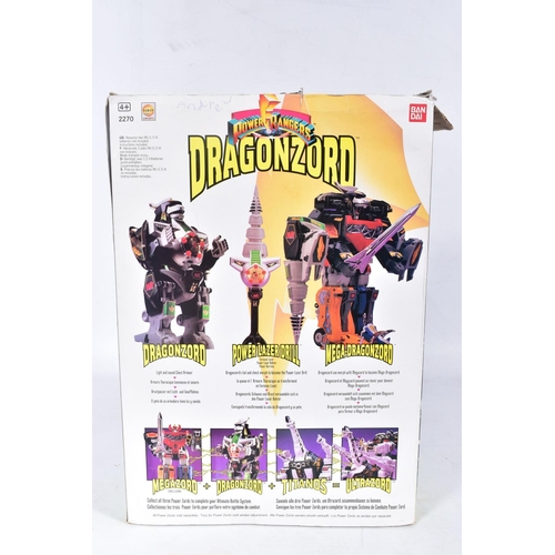 103 - A BOXED BANDAI POWER RANGERS DRAGONZORD, No.2270, not tested, appears complete and in good condition... 