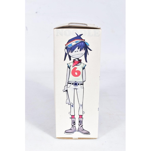 106 - FOUR BOXED KIDROBOT VINYL GORILLAZ FIGURES, 2-D, Murdoc Nicalls, Noodle and Russel Hobbs, from the W... 