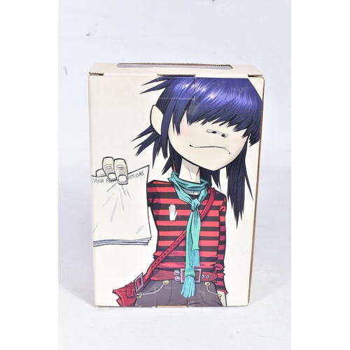 106 - FOUR BOXED KIDROBOT VINYL GORILLAZ FIGURES, 2-D, Murdoc Nicalls, Noodle and Russel Hobbs, from the W... 