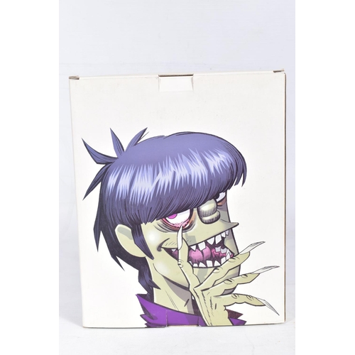 106 - FOUR BOXED KIDROBOT VINYL GORILLAZ FIGURES, 2-D, Murdoc Nicalls, Noodle and Russel Hobbs, from the W... 