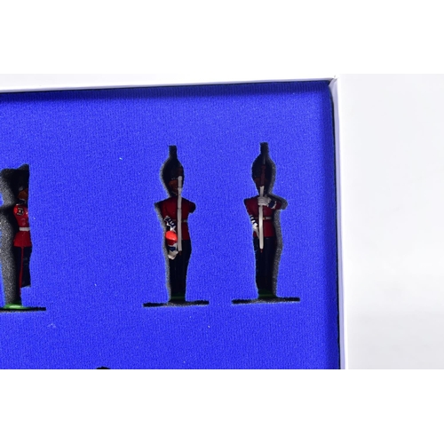 115 - A BRITAINS SCOTS GUARDS BAND OF THE PIPES AND DRUMS 1899 FIGURE SET, No.0214, Limited Edition Exclus... 