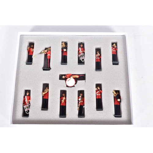 126 - TWO BRITAINS CEREMONIAL COLLECTION BAND OF THE LIFE GUARDS SETS, 8 piece, No.00154 and 5 piece, No.0... 