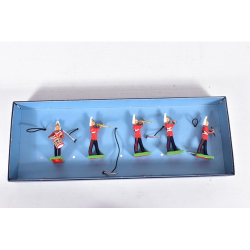 126 - TWO BRITAINS CEREMONIAL COLLECTION BAND OF THE LIFE GUARDS SETS, 8 piece, No.00154 and 5 piece, No.0... 