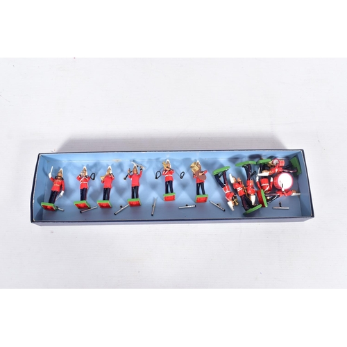 126 - TWO BRITAINS CEREMONIAL COLLECTION BAND OF THE LIFE GUARDS SETS, 8 piece, No.00154 and 5 piece, No.0... 