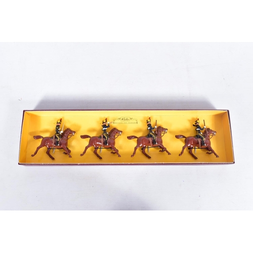 127 - A QUANTITY OF BRITAINS GUARDS & HUSSARS FIGURE SETS, Special Collector's Edition Coldstream Guards, ... 