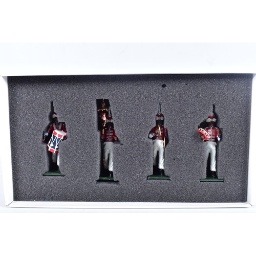 130 - FOUR BRITAINS LIMITED EDITION COLLECTION THE BAND OF THE COLDSTREAM REGIMENT OF FOOT GUARDS NAPOLEON... 