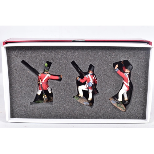 132 - FOUR BOXED BRITAINS NAPOLEONIC WATERLOO - HOUGOUMONT - FIGHT IN THE COURTYARD SETS, No's.17672, 1788... 