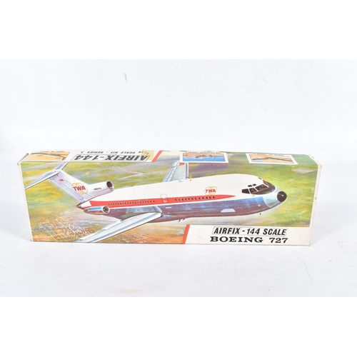 98 - A QUANTITY OF UNBUILT AND PART BUILT AIRFIX AND OTHER AIRCRAFT PLASTIC CONSTRUCTION KITS, contents n... 