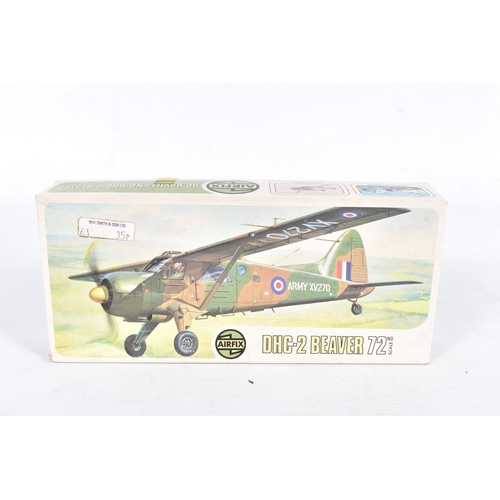 98 - A QUANTITY OF UNBUILT AND PART BUILT AIRFIX AND OTHER AIRCRAFT PLASTIC CONSTRUCTION KITS, contents n... 