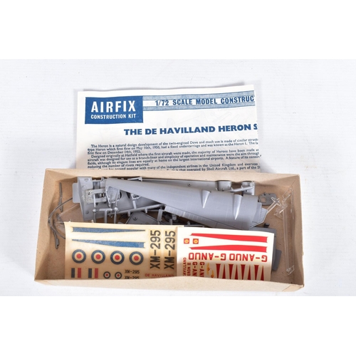 98 - A QUANTITY OF UNBUILT AND PART BUILT AIRFIX AND OTHER AIRCRAFT PLASTIC CONSTRUCTION KITS, contents n... 