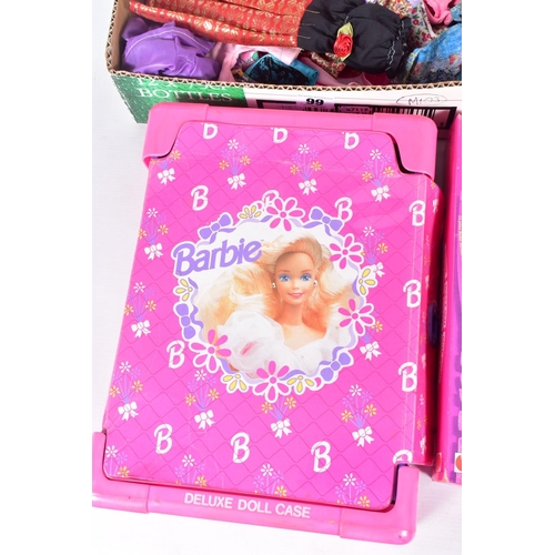 99 - A QUANTITY OF BOXED AND UNBOXED MODERN MATTEL BARBIE  DOLLS, CLOTHING AND ACCESSORIES, boxed items a... 