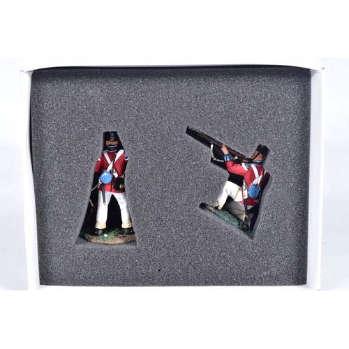 134 - A QUANTITY OF BRITAINS NAPOLEONIC WATERLOO - HOUGOUMONT BRITISH COLDSTREAM GUARDS SETS, No's.17700, ... 