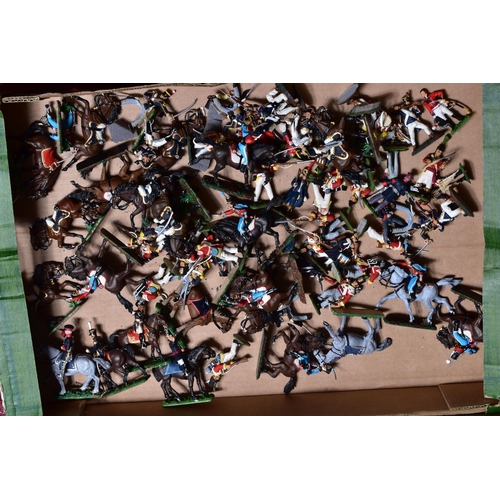 140 - A QUANTITY OF BOXED AND UNBOXED ASSORTED PLASTIC SOLDIER FIGURES, all are of Napoleon era soldiers f... 