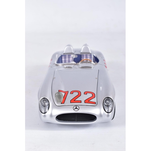 143 - A BOXED CMC 1/18 SCALE MERCEDES-BENZ 300 SLR (W196S) MILLE MIGLIA WINNER 1955, No.M-066, complete an... 