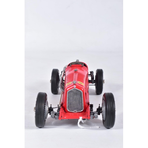 148 - AN UNBOXED DIECAST 1/18 SCALE 1930'S ALFA ROMEO RACING CAR, missing windscreen and one of the steeri... 