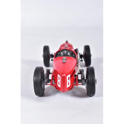 148 - AN UNBOXED DIECAST 1/18 SCALE 1930'S ALFA ROMEO RACING CAR, missing windscreen and one of the steeri... 