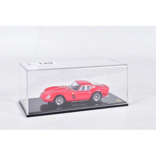 149 - A BOXED KYOSHO 1/43 SCALE DIECAST FERRARI COLLECTION 1962 FERRARI 250GTO, No.05111R, complete and in... 