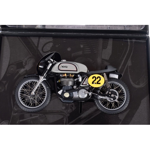 151 - A BOXED PAUL'S MODEL ART MINICHAMPS 1/12 SCALE NORTON MANX RAY PETTY - 1960, Classic Bike Series No.... 