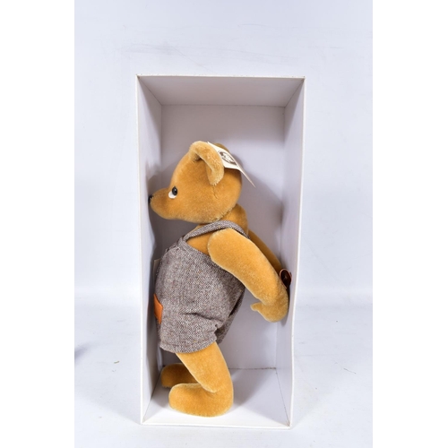 175 - A BOXED MERRYTHOUGHT LIMITED EDITION MOHAIR TEDDY BEAR, 'Master Mischief', No.AK166G, designed by Ja... 