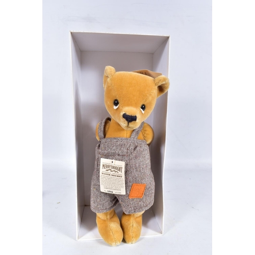 175 - A BOXED MERRYTHOUGHT LIMITED EDITION MOHAIR TEDDY BEAR, 'Master Mischief', No.AK166G, designed by Ja... 