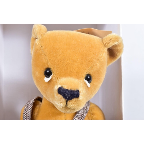 175 - A BOXED MERRYTHOUGHT LIMITED EDITION MOHAIR TEDDY BEAR, 'Master Mischief', No.AK166G, designed by Ja... 