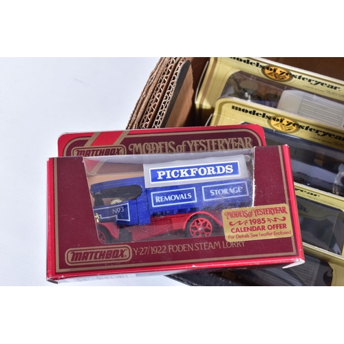 186 - A QUANTITY OF BOXED MATCHBOX MODELS OF YESTERYEAR DIECAST MODELS, mainly 1970's and 1980's issues, t... 