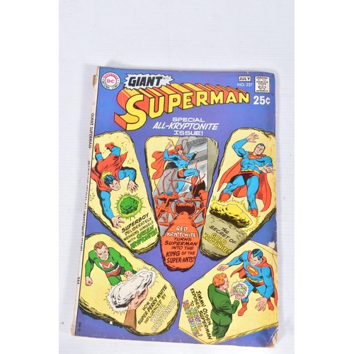 198 - SUPERMAN VOLUME 1 NUMBERS 199, 224, 227, 228 & 231, number 199 contains the first race between Super... 