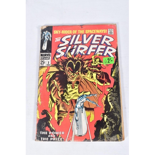 200 - SILVER SURFER VOLUME 1 NUMBERS 3,6,7 & 11, number 3 contains the first appearance of Mephisto, condi... 