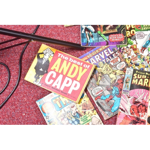 201 - A BOX OF MOSTLY MARVEL COMICS, includes small quantities of Amazing Spider-Man, Avengers, Thor, Capt... 