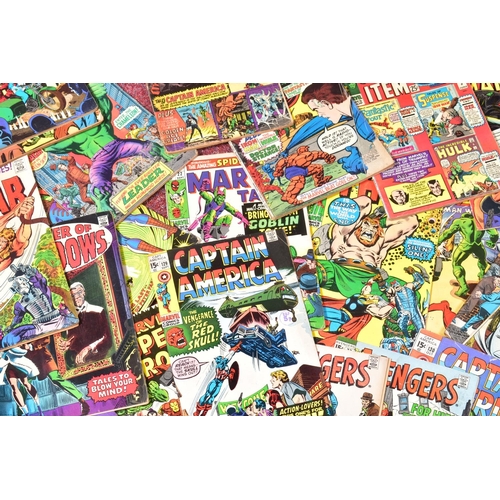 201 - A BOX OF MOSTLY MARVEL COMICS, includes small quantities of Amazing Spider-Man, Avengers, Thor, Capt... 