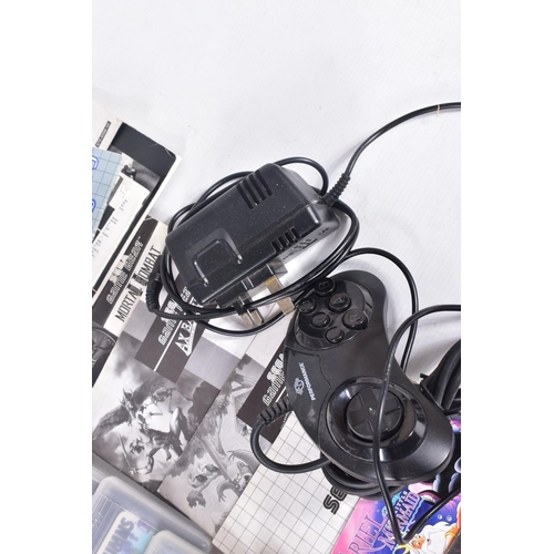 224 - SEGA GAME GEAR AND QUANTITY OF GAMES, most games include their mannuals, games include Sonic The Hed... 