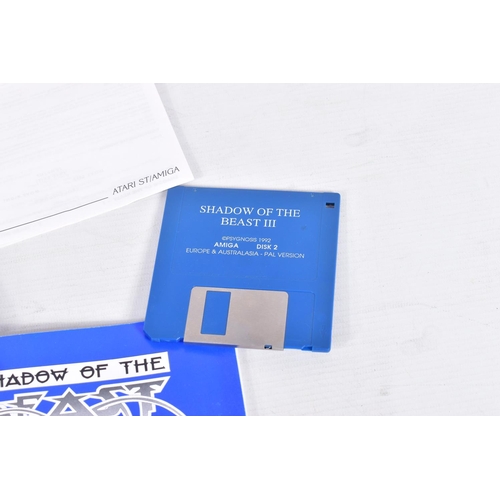 227 - SHADOW OF THE BEAST & SHADOW OF THE BEAST III, classic and desirable Amiga games, including their ma... 