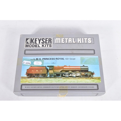 246 - A BOXED UNBUILT KEYSER MODEL KITS OO GAUGE PRINCESS ROYAL LOCOMOTIVE KIT, No.L42, contents not check... 