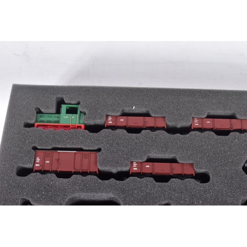 267 - A BOXED ROCO HOe STARTSET, No.31025, contents not checked but appears complete with 0-6-0 diesel loc... 